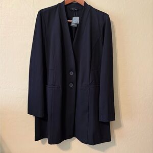 torrid Black Longline Notchless Blazer